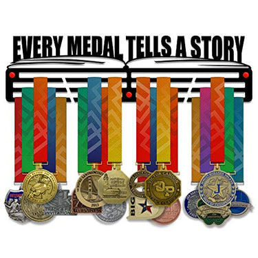 Every Medal Tells a Story — Medal Display Rack - Metallic Art